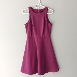 White House Black Market Sleeveless Fit & Flare A-line Dress Purple 6